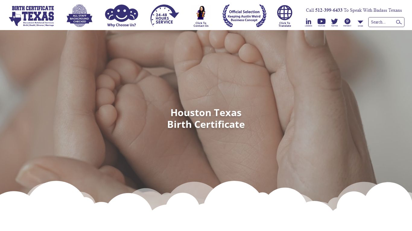 Birth Certificate Houston|Birth Certificate Office Houston|Vital ...